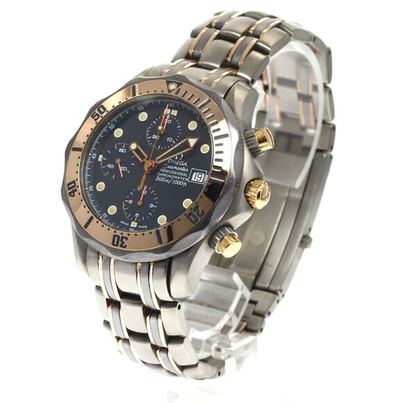 OMEGA Seamaster300 2296.80 Chronograph Navy Dial Automatic Men's Watch_893826 - Picture 3 of 7